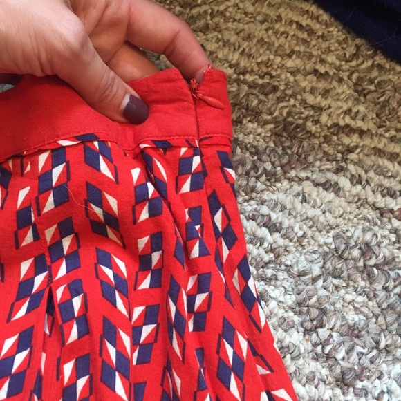 🔴Forever 21 Red White And Blue mini Skirt - Large - Picture 5 of 6